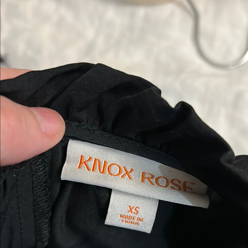 Knox Rose Kids Black Bottoms XS Oversized - Picture 2 of 7